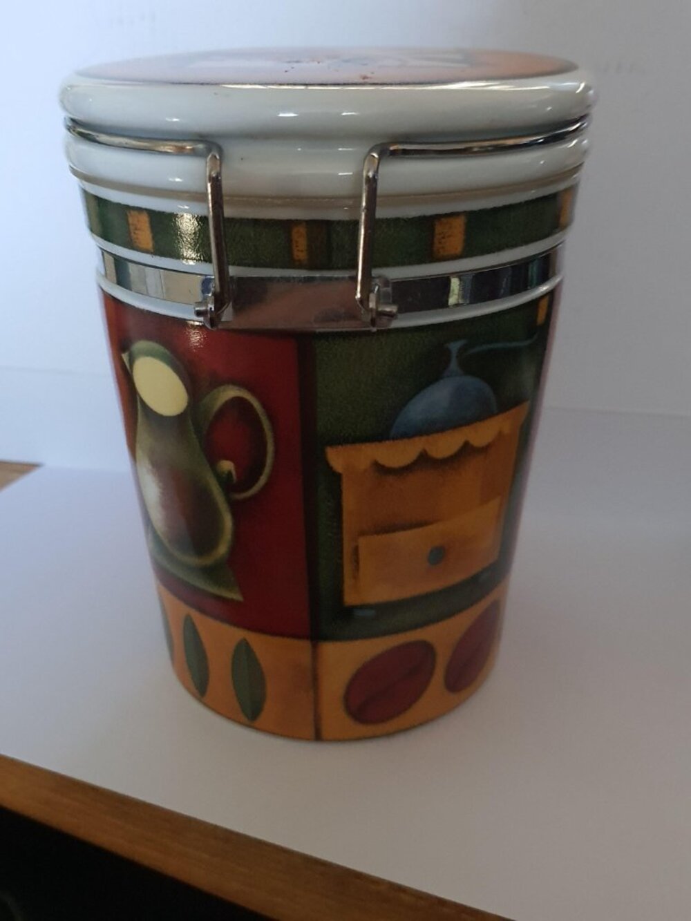 Vintage Ceramic Coffee Canister By Joie de Vivre (M) - Picture 8 of 9